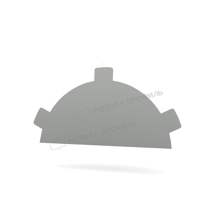 Заглушка конька круглого простая (ECOSTEEL-01-Сосна-0.5)