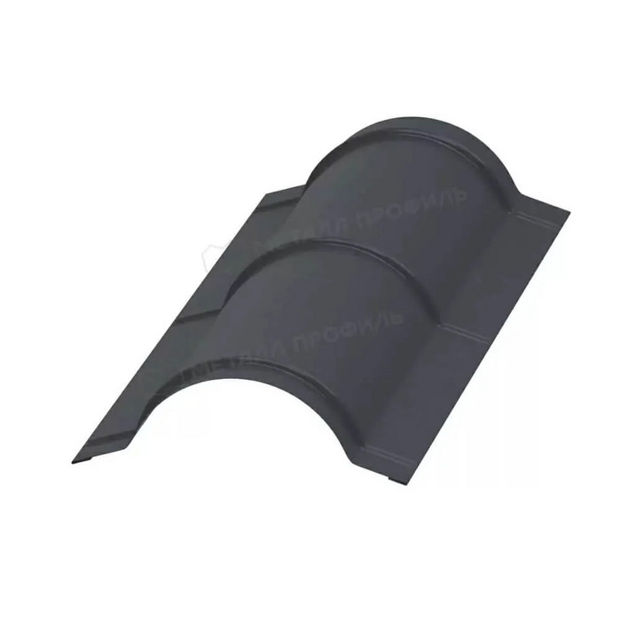 Планка конька круглого R110х2000 (ECOSTEEL-01-Сосна-0.5)